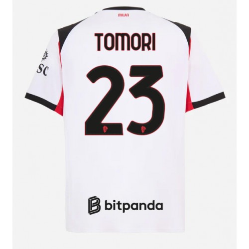Stroje piłkarskie AC Milan Fikayo Tomori #23 Koszulka Wyjazdowej 2025-26 Krótki Rękaw